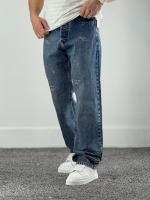 نیم بگ جین آبی کد 1049