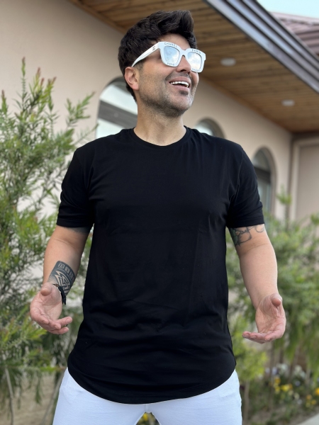 تیشرت آستین کوتاه ساده ORIGINAL مشکی