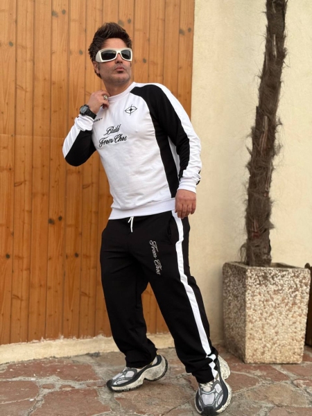 ست دورس و اسلش ESNCE.TM سفید مشکی