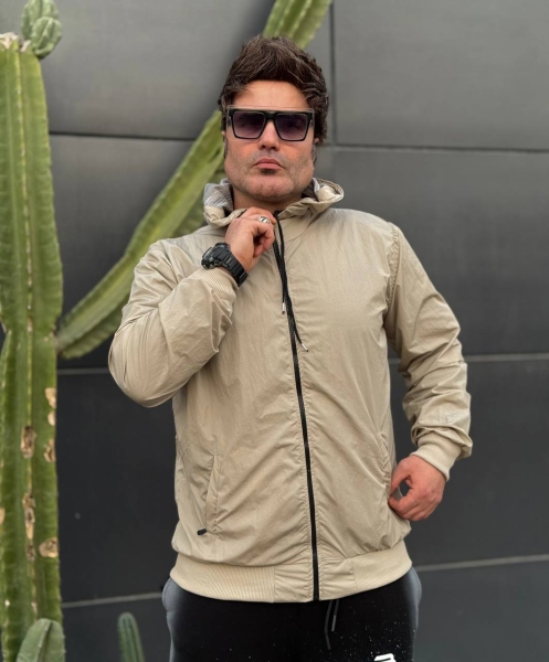 سویشرت شمعی مدل ساده کرم