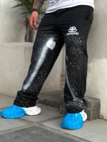 شلوار اسلش رنگ پاشیده NEW BALENCIAGA مشکی