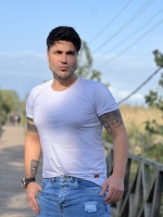 تیشرت آستین کوتاه ساده جدید Abercrombie سفید