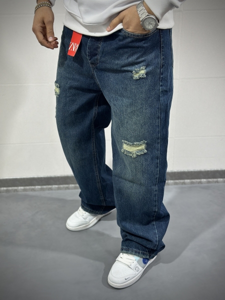 شلوار بگ پارچه خارجی ( سنگشور شده )