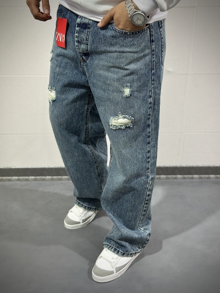 شلوار بگ پارچه خارجی ( سنگشور شده )