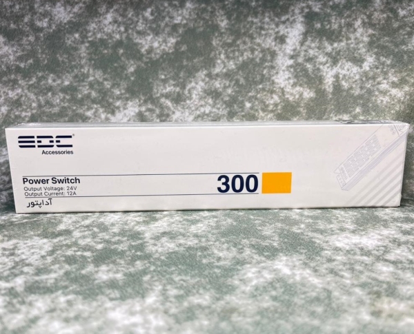 آداپتور سوئیچینگ 300 وات 12 آمپر 24 ولت ای دی سی EDC
