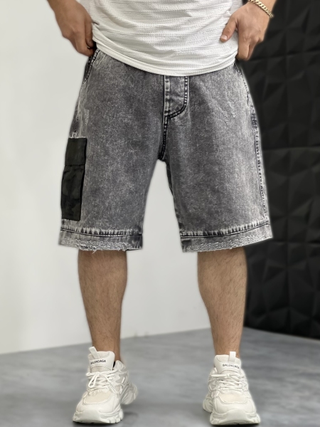 شلوارک جین ZARA جیب چریکی A