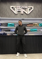 ست هودی شلوار ساده مشکی