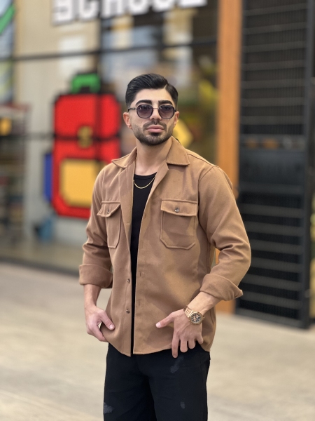 پیراهن فوتر خارجی Sh قهوه ای