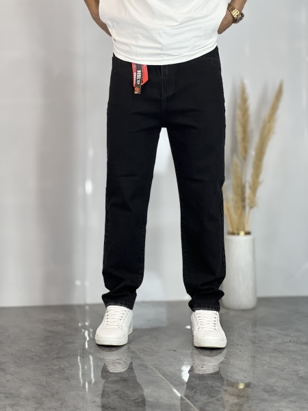 شلوار مام فیت Vip ذغالی تیره کد 1055/5