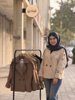 کت کتان زارا 2دکمه