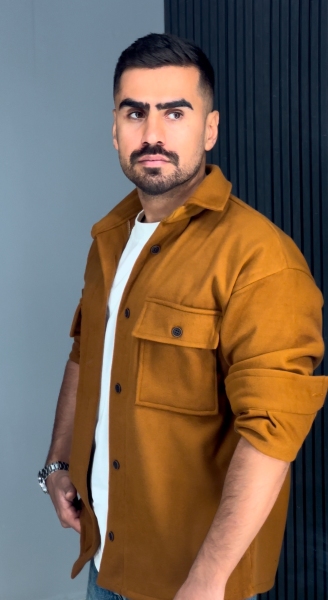 پیراهن فوتر وارداتی قهوه ای