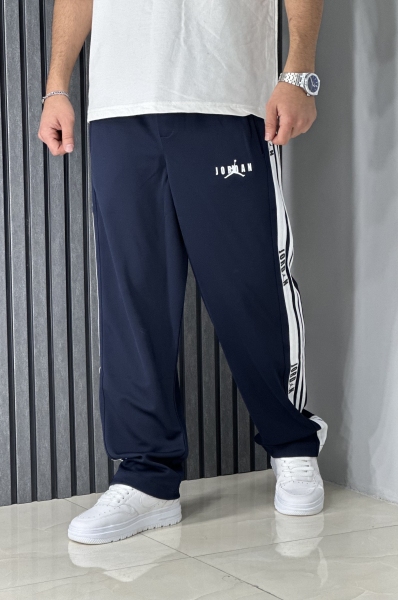 شلوار بگ استایل غواصی سرمه ای