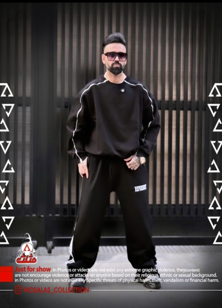 دورس سه نخ پنبه آستین زیپ