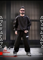 دورس سه نخ پنبه آستین زیپ