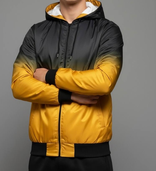 سویشرت شمعی دو رنگ NEW مشکی زرد