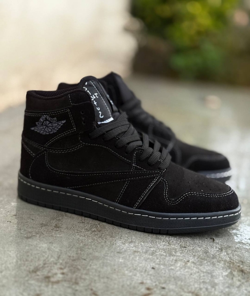 کتونی ساقدار JORDAN TRAVIS مشکی تمام