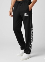 شلوار اسلش بغل زیپ نوار چاپدار BALENCIAGA مشکی