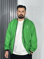 کاپشن بادگیر خلبانی مردانه داخل خز سبز