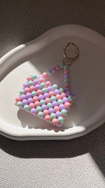 آویز مرواریدی طرح کیف