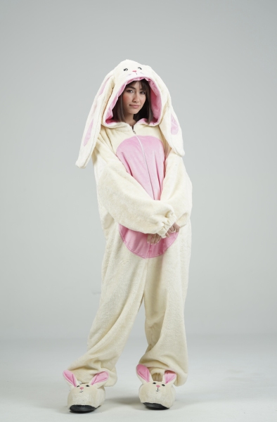 پتو تنپوش خرگوش صورتی