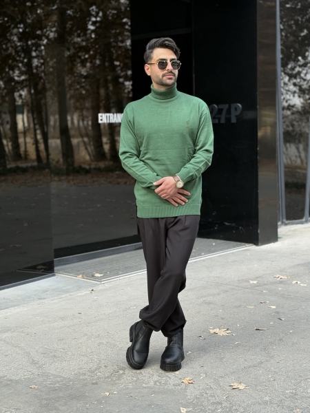 باف یقه اسکی پنبه اکلیل