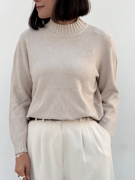 شومیز بافت یقه پنج سانت