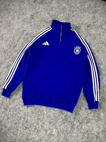 نیم زیپ 3نخ German آبی P