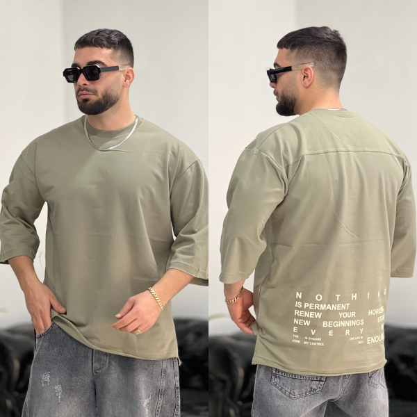 تیشرت 2نخ لاکرا Begin سدری