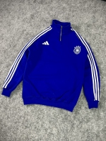 نیم زیپ 3نخ German آبی P