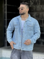 کت جین باکسی ZARA یخی