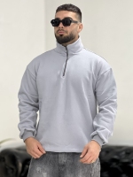 نیم زیپ 3نخ Calvin طوسی