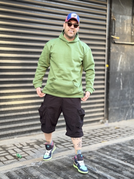 هودی بیسیک کلاسیک پارچه ضخیم داخل کرک