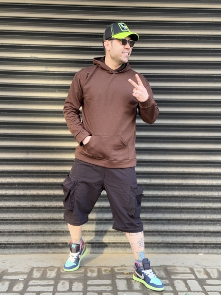 هودی بیسیک کلاسیک پارچه ضخیم داخل کرک