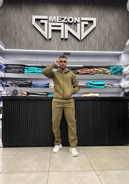 ست سوئیشرت شلوار سبز