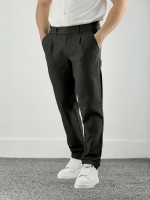 شلوار کلاسیک کمر انگلیسی یشمی