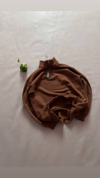 دورس نیم زیپ داخل کرک دار گرم بالا