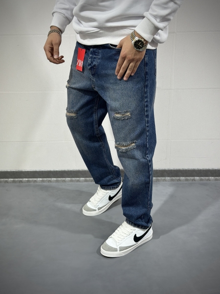 شلوار مام فیت پارچه خارجی ( سنگشور شده )