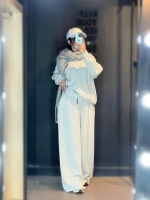 ست بلوز شلوار دورس تو کرکی