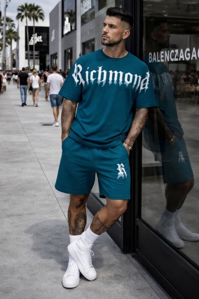 ست تیشرت شلوارک نخ پنبه ضمانتی قواره دار