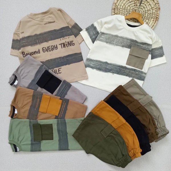 بلوز شلوارک جیب دار