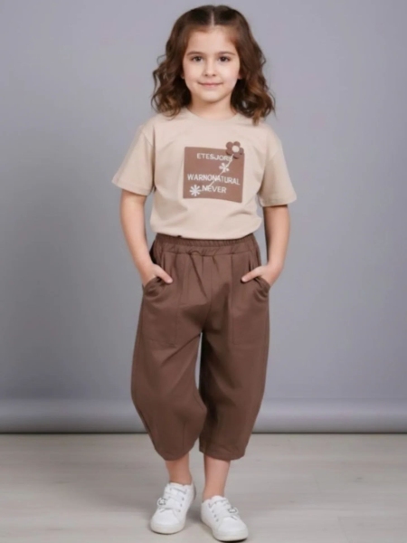 ست بلوز شلوارک دخترانه