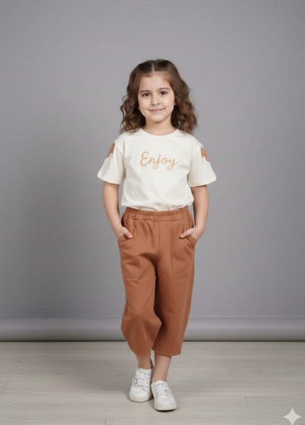 ست بلوز شلوارک دخترانه