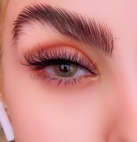 مژه یکسره VIP فرخورده و بوته ای دنباله دار گربه ای