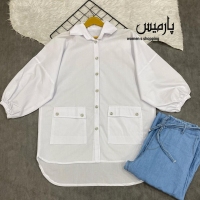 شومیز مانتویی دوجیب