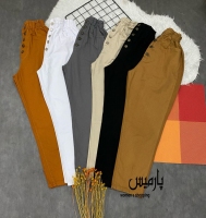 شلوار مام کتان