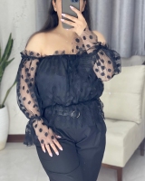 شومیز توپ توپی