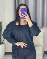 شومیز آستین پفی