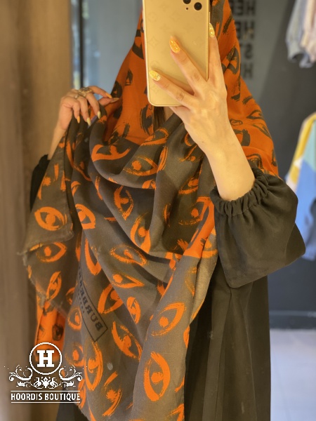 شال موهر طرح چشم