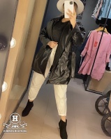 کت چرم استر خز