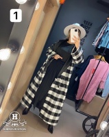 پالتو چهارخونه استردار مزونی